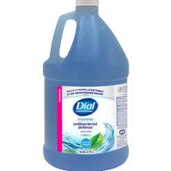 Dial® Antibacterial Foaming Hand Wash Refill, Spring Water Scent, 1 gal, 4/Carton