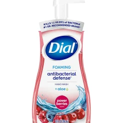 Dial® Antibacterial Foaming Hand Wash, Power Berries Scent, 10 oz, 8/Carton