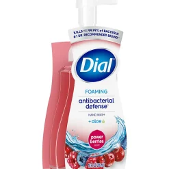 Dial® Antibacterial Foaming Hand Wash, Power Berries Scent, 10 oz, 8/Carton