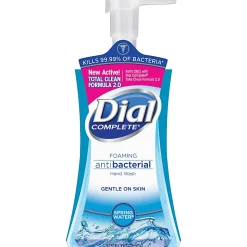 Dial® Complete® Antibacterial Foam Hand Soap, Springwater Scent, 7.5 Oz Pump Bottle