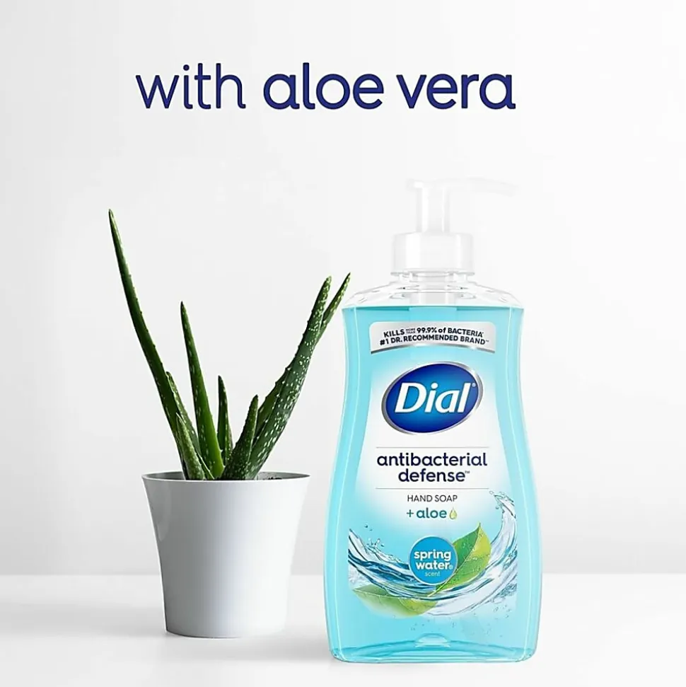 Dial Liquid Soap - Spring Water Scent - 11 fl oz - Pump Dispenser - Bacteria Remover - Hand, Skin, Healthcare, School, Office, Restaurant, Daycare