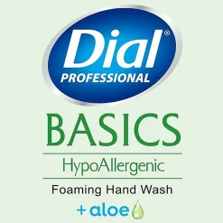 Dial Professional FIT Manual Refill Basics Foam Hand Wash - 1.27 quart - Pump Bottle Dispenser - Hand - Moisturizing - Green - 3 / Carton