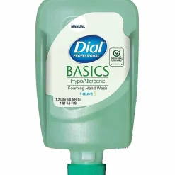 Dial Professional FIT Manual Refill Basics Foam Hand Wash - 1.27 quart - Pump Bottle Dispenser - Hand - Moisturizing - Green - 3 / Carton