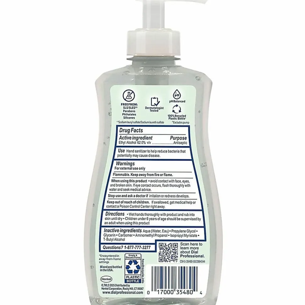 Dial Professional Hand Sanitizer Gel, 35482