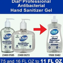 Dial Professional Hand Sanitizer Gel, 35482CT