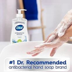 Dial White Tea Antibacterial Hand Soap - White Tea Scent - 11 fl oz - Pump Dispenser - Bacteria Remover - 20940