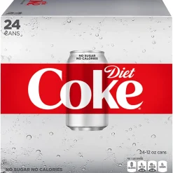 Diet Coke, 12 Oz, Case Of 24 Cans
