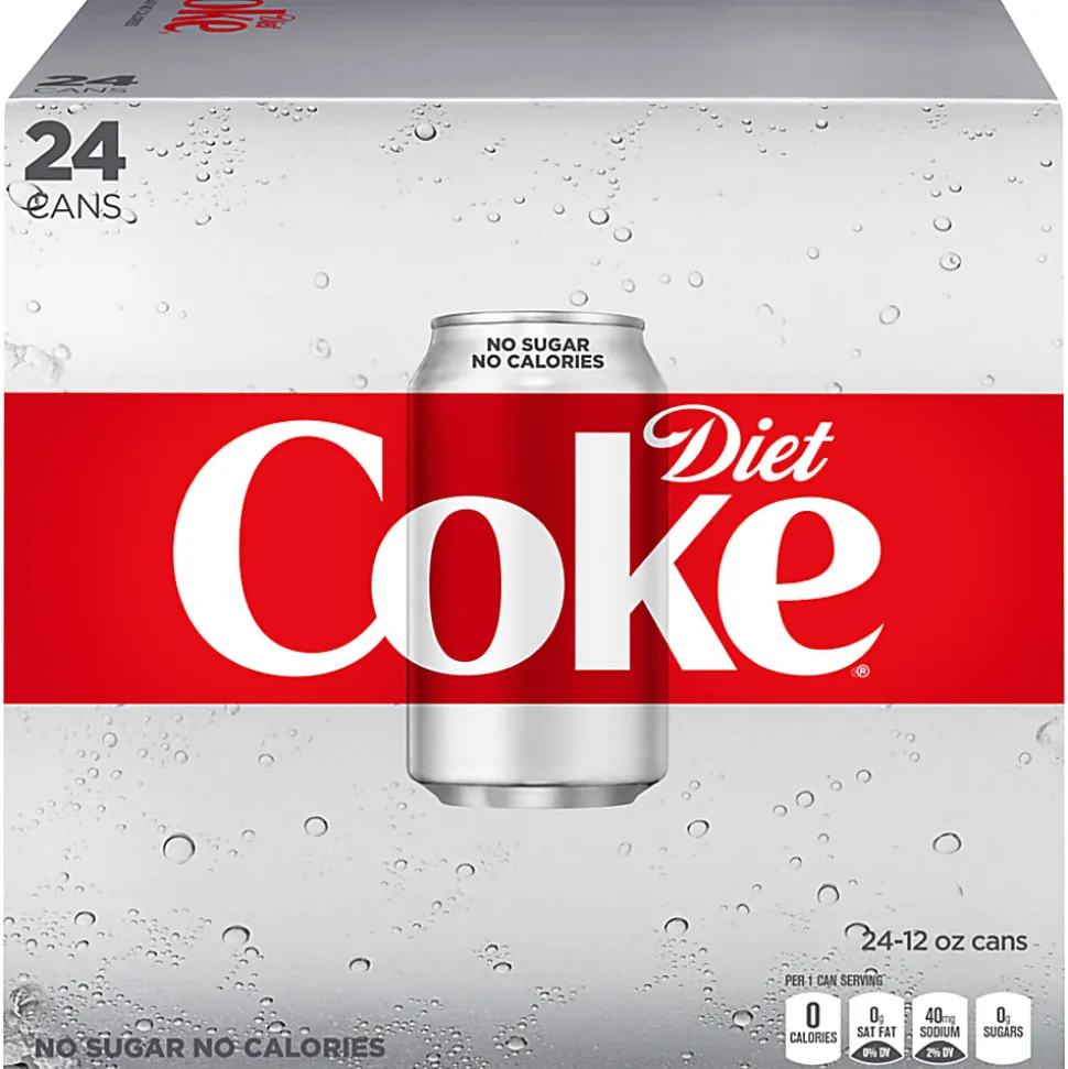 Diet Coke, 12 Oz, Case Of 24 Cans