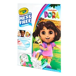 Discover the Crayola Color Wonder Dora the Explorer Set! Enjoy mess-free coloring with 18 Dora pages and 5 markers. Perfect for travel and gifting.