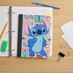 Disney Lilo Stitch Licensed Wide Ruled Composition Notebook, 9.5" x 7.25", 100 Sheets, Quantity 1