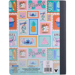 Disney Lilo Stitch Licensed Wide Ruled Composition Notebook, 9.5" x 7.25", 100 Sheets, Quantity 1