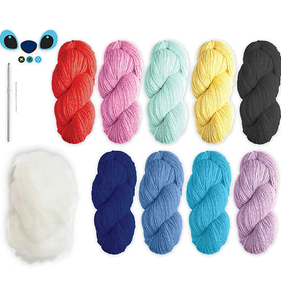 Disney Lilo & Stitch 2 Pack Crochet Kit, 19 Pieces