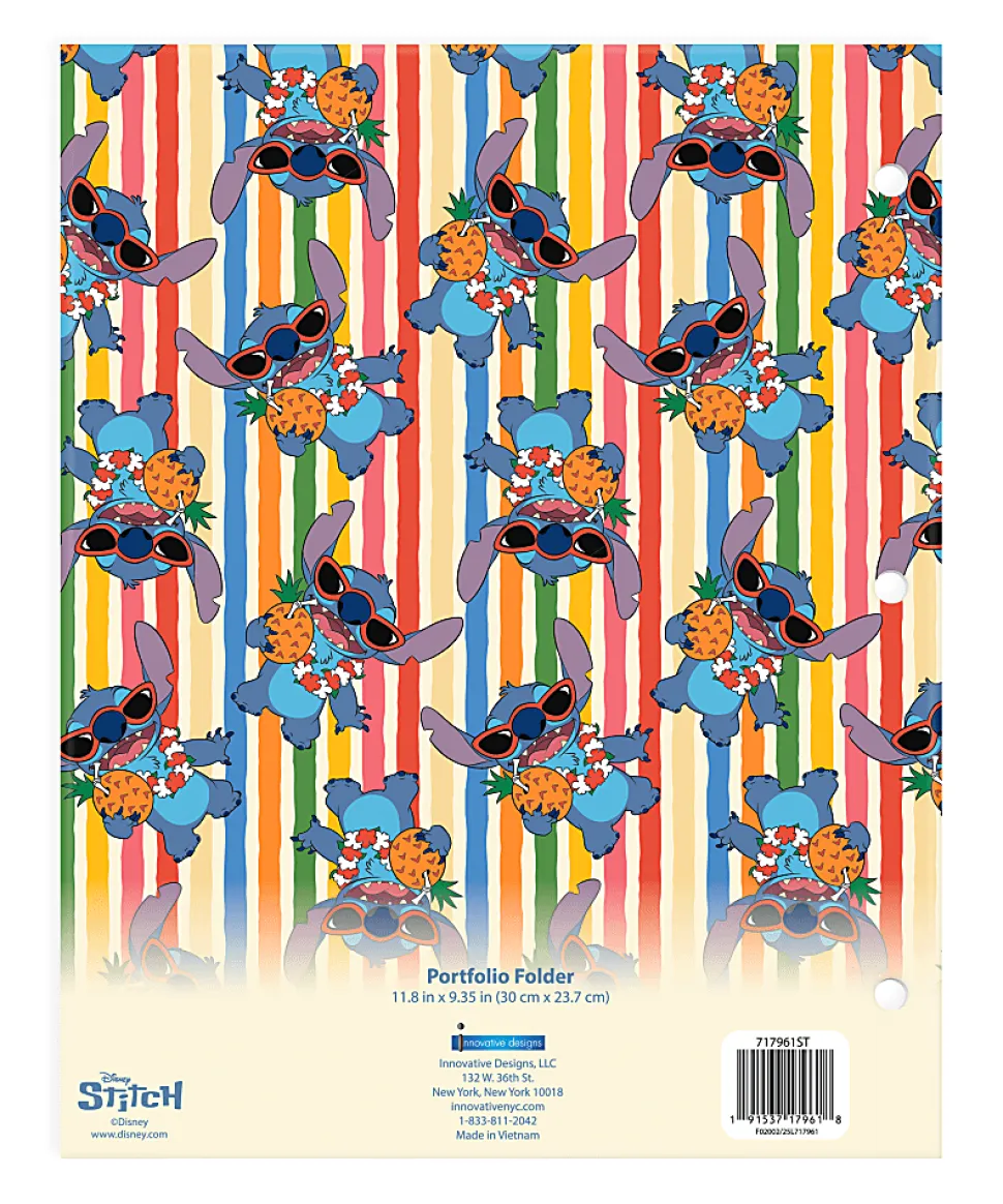 Disney Lilo & Stitch 2-Pocket Paper Folder, 11.75" x 9.5"