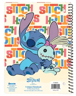 Disney Lilo & Stitch Single Subject Wide Ruled Notebook, 8.5" x 11", 70 Sheets