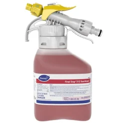 Diversey Final Step 512 Sanitizer, 1.5 Liter, Red, Case Of 2 Jugs