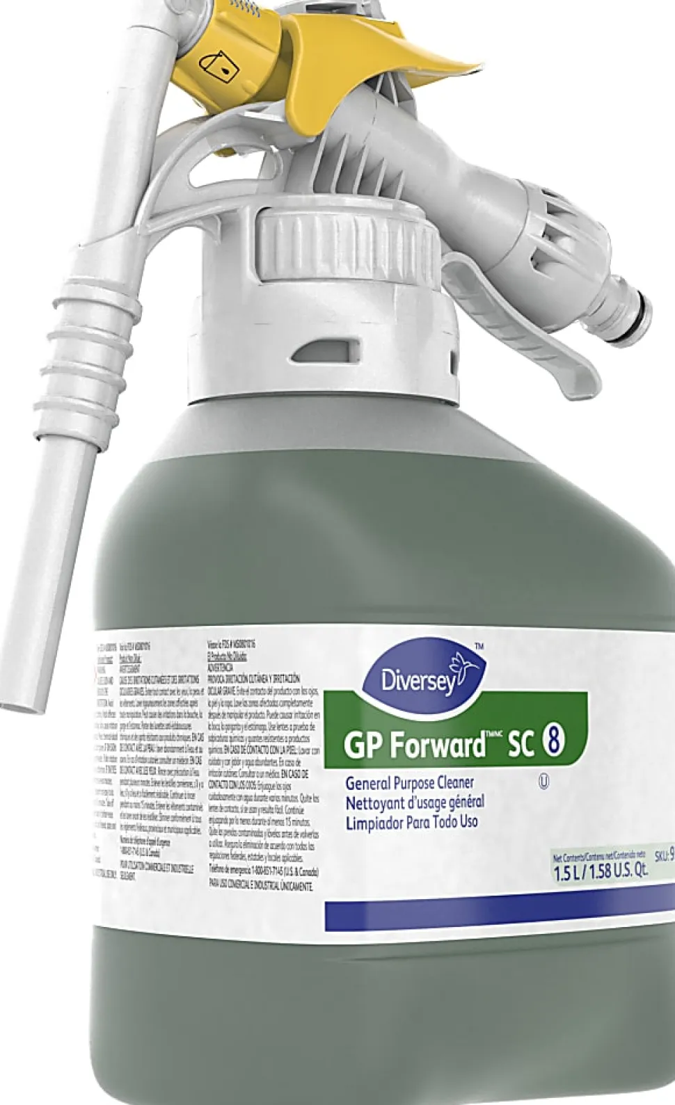 Diversey GP Forward SC General Purpose Cleaner, 1.5 L, Pack Of 2 Bottles