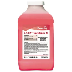 Diversey™ J-512TM/MC Sanitizer, Quaternary Scent, 84.5 Oz Bottle, Case Of 2