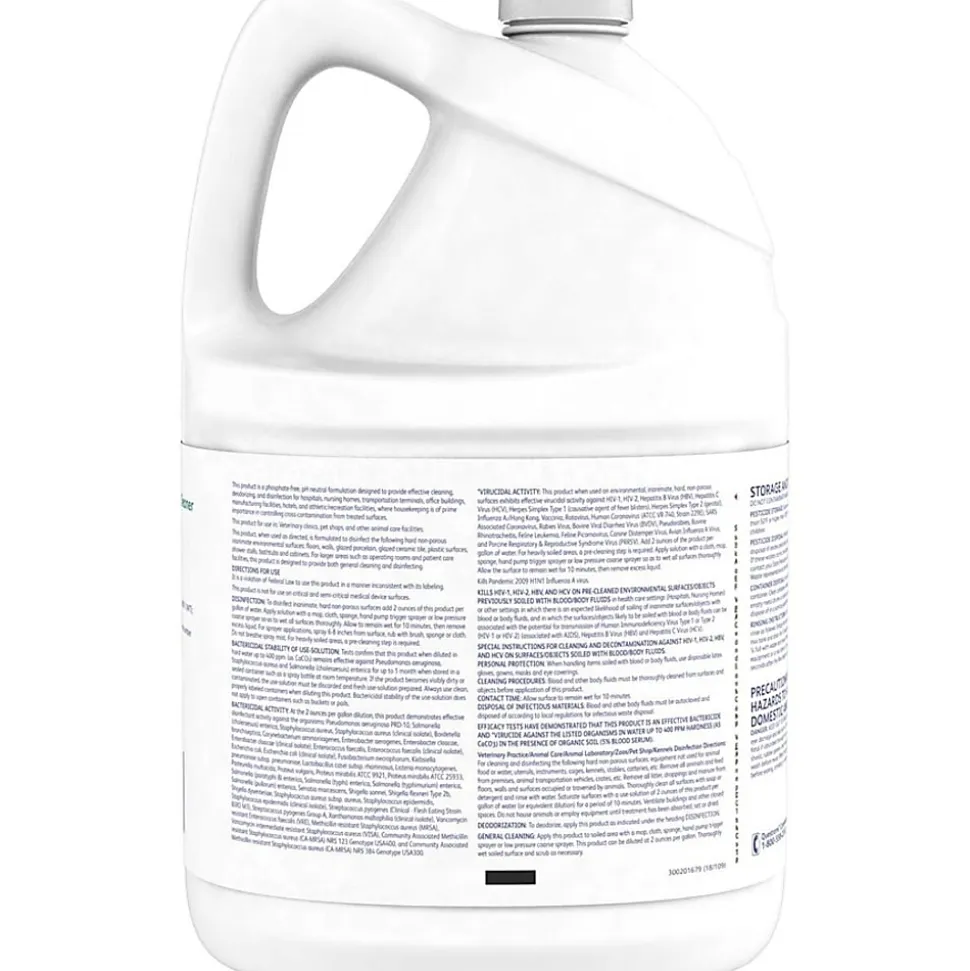 Diversey™ Morning Mist® Neutral Disinfectant Cleaner, Fresh Scent, 128 Oz Carton, Case Of 4