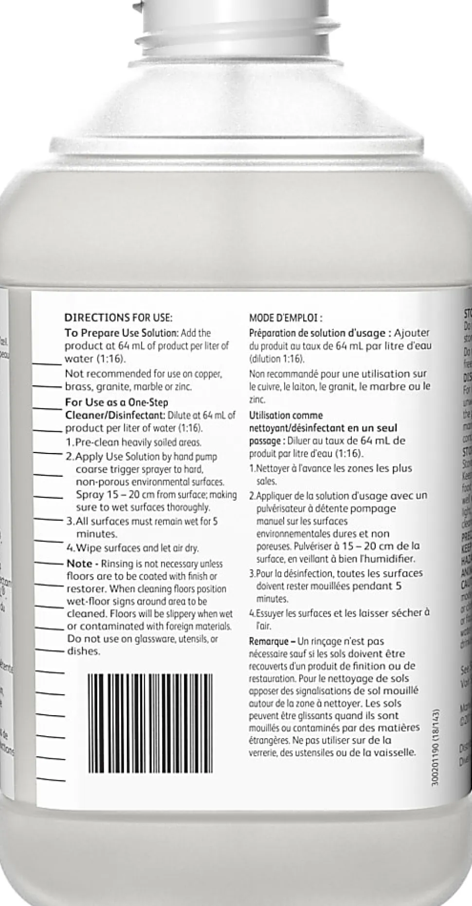 Diversey Oxivir Five 16 Concentrate 1-Step Disinfectant Cleaner, 84.5 Oz Bottle, Pack Of 2 Bottles