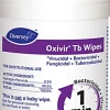 Diversey Oxivir TB Disinfectant Wipes, 8" x 7", 60 Wipes Per Container, Pack Of 12 Containers