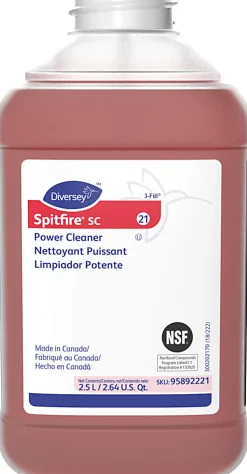 Diversey™ Spitfire® SC Power Cleaner, Fresh Pine Scent, 84.5 Oz Bottle, Case Of 2