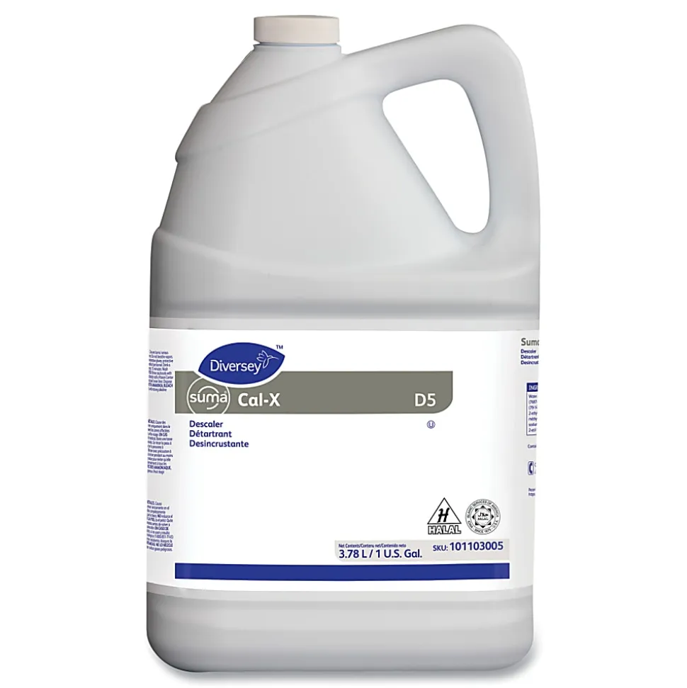 Diversey Suma Calc Descaler, 1 Gallon, Clear, Carton Of 4 Bottles
