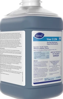 Diversey Virex II 256 Disinfectant, Mint Scent, 84.5 Oz, Pack Of 2
