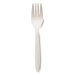 Dixie® Bulk Case Plastic Forks, White, Case Of 1,000