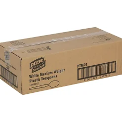 Dixie® Bulk Case Spoons, White, Case Of 1,000