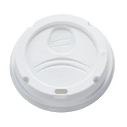 Dixie® Dome Lids, For 12- To 16-Oz Cups, White, Case Of 500 Lids