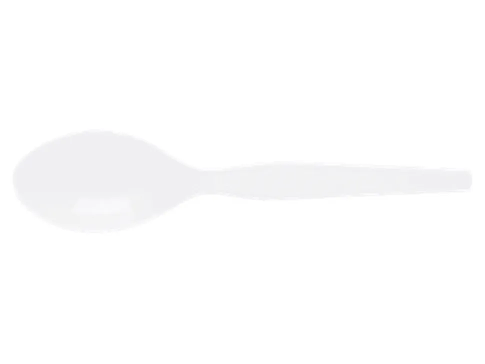 Dixie® Heavy/Medium-Weight Spoons, White, Pack Of 1,000