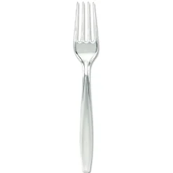 Dixie® Heavyweight Plastic Forks, Clear, Pack Of 1,000 Forks