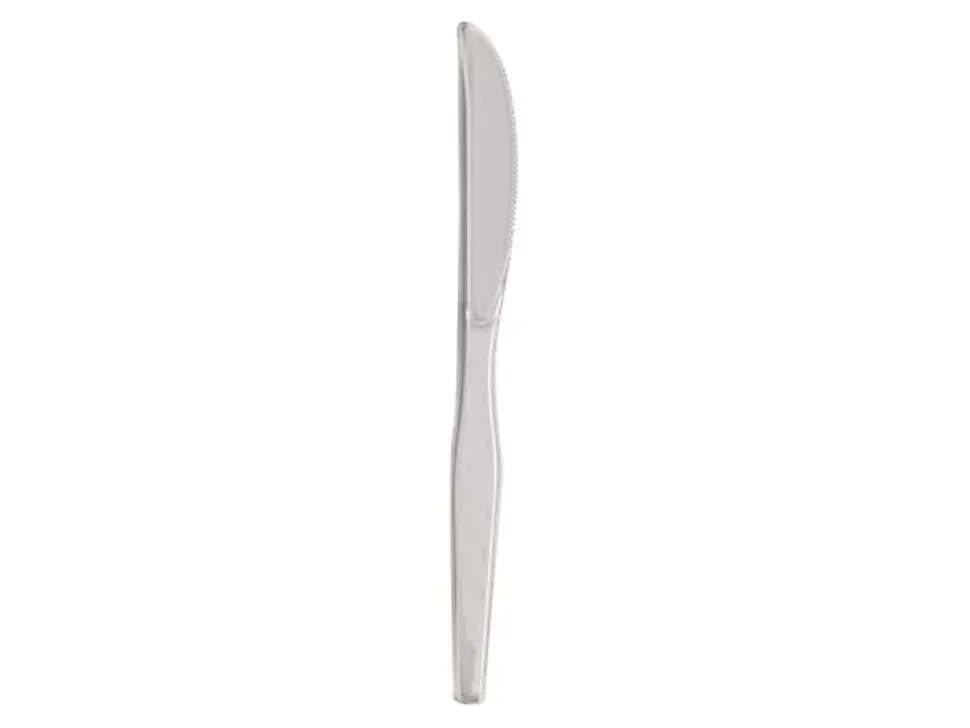 Dixie® Heavyweight Polystyrene Knives, Clear, Carton Of 1,000 Knives