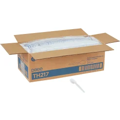 Dixie® Heavy-Weight Polystyrene Spoons, White, 1,000 Per Case