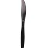 Dixie® Heavyweight Utensils, Knives, Black, Box Of 1,000