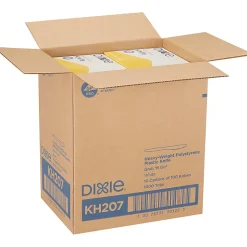 Dixie® Heavyweight Utensils, Knives, White, Box Of 100 Knives