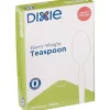 Dixie® Heavyweight Utensils, Teaspoons, White, Box Of 100 Teaspoons