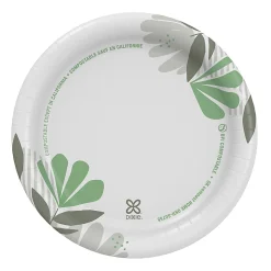 Dixie® 6 7/8in Medium-Weight Paper Plates, Pathways®, Pack of 125 Plates