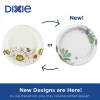 Dixie® 8 1/2" Medium-Weight Paper Plates, Pathways® Design, Pack of 125 Plates