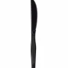 Dixie® Medium-Weight Utensils, Knives, Black, Box Of 100