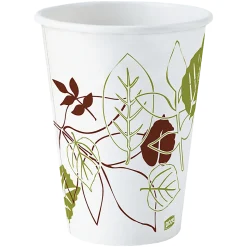 Dixie® Paper Hot Cups, 12 Oz., Pathways, Carton Of 500