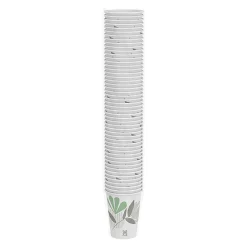 Dixie® Paper Hot Cups, 12 oz, Pathways, 1000 Count (50 Cups per Pack, 20 Packs per Case)