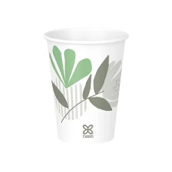 Dixie® Paper Hot Cups, 12 oz, Pathways, 1000 Count (50 Cups per Pack, 20 Packs per Case)