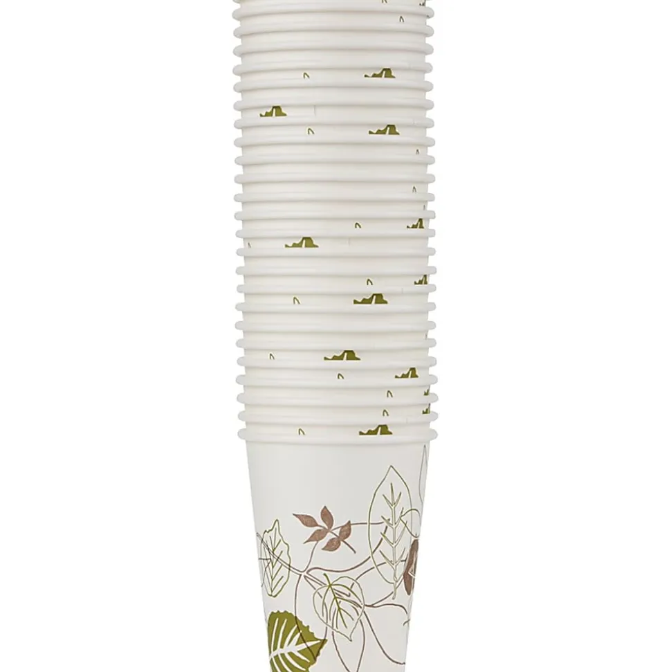 Dixie® Paper Hot Cups, 12 Oz., Pathways Design, Pack Of 25