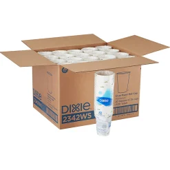 Dixie® Paper Hot Cups, 12 Oz, Pathways, Sleeve Of 50 Cups