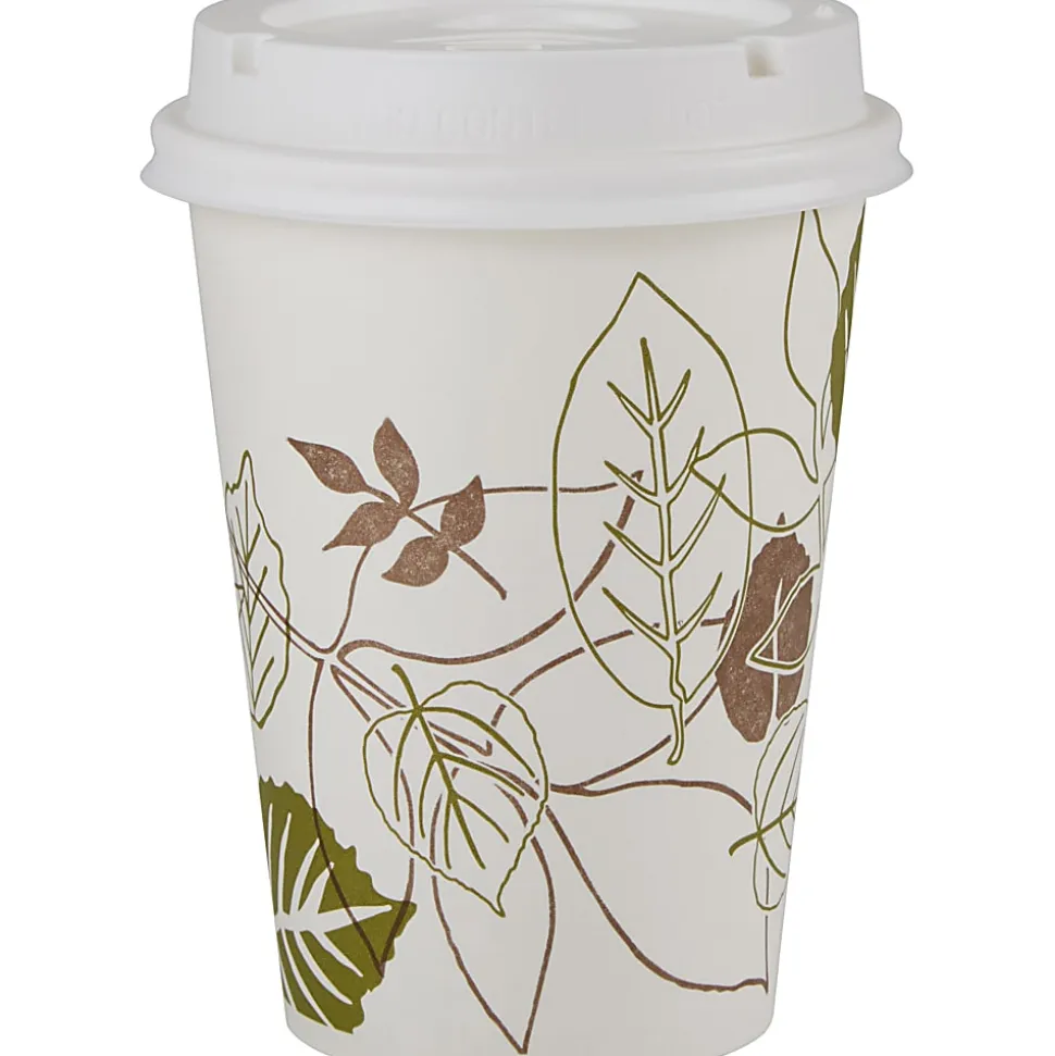 Dixie® Paper Hot Cups, 12 Oz., Pathways Design, Pack Of 25