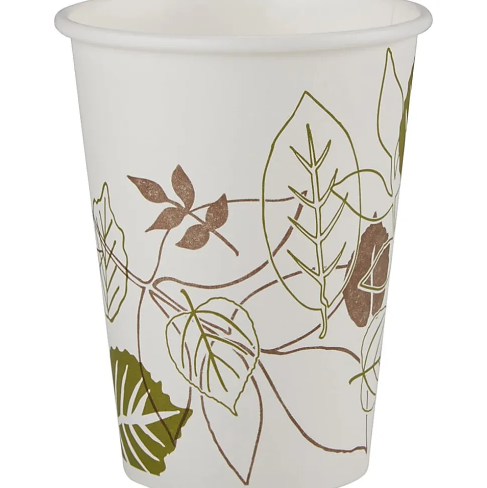 Dixie® Paper Hot Cups, 12 Oz., Pathways Design, Pack Of 25