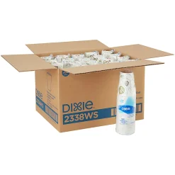 Dixie® Paper Hot Cups, 8 Oz., Pathways® Design, Box Of 25