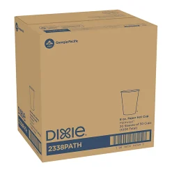 Dixie® Paper Hot Cups, 8 Oz, White, Carton Of 1,000 Cups