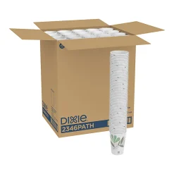 Dixie® Pathways® Paper Hot Cups, Leaves, 16 Oz, Carton Of 1,000